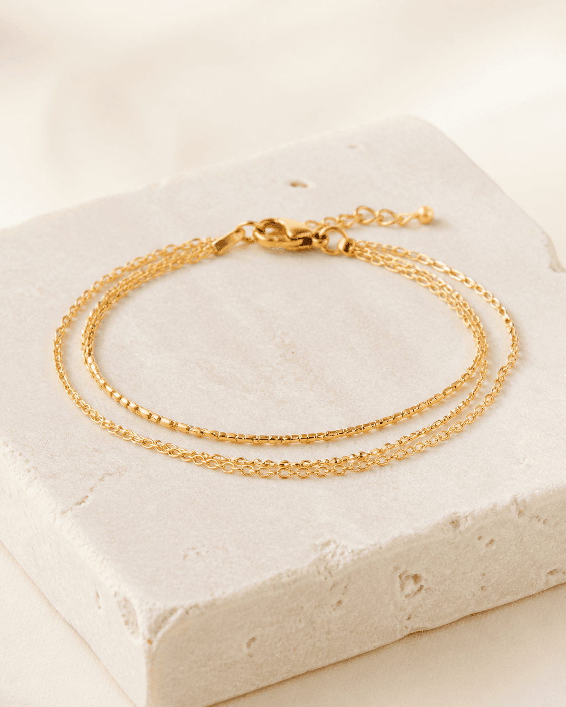 Layered Chain Bracelet by Aurelia