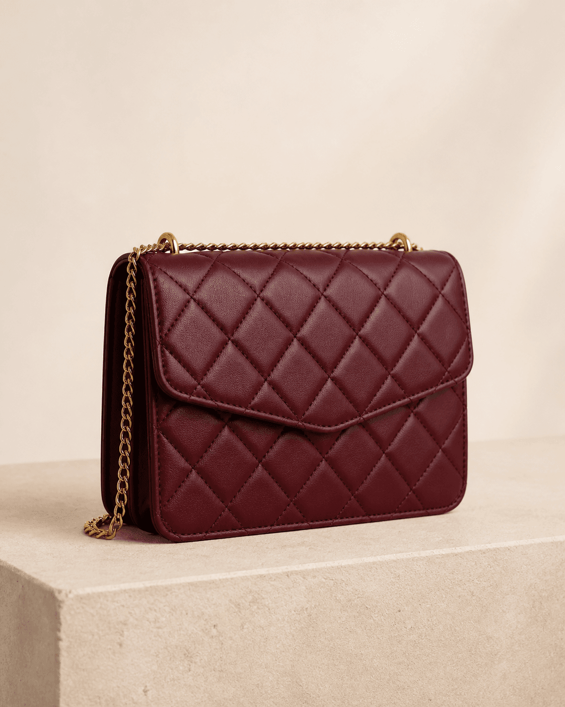 Quilted Chain Purse by Copper & Ash