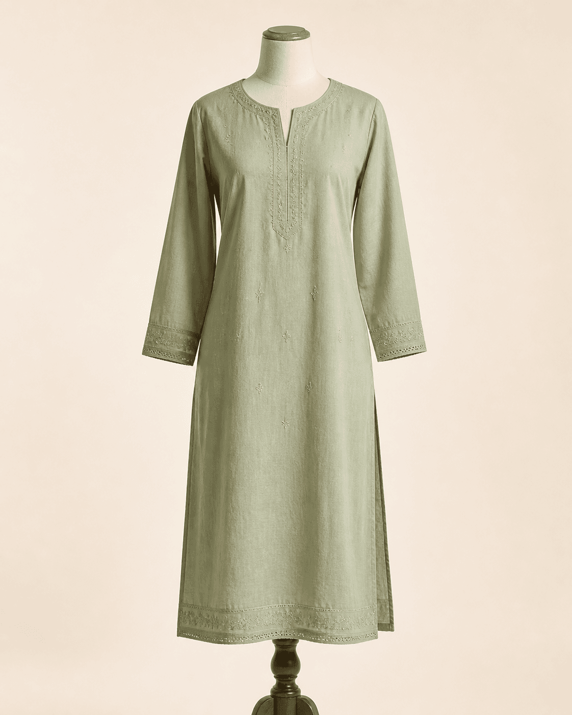 Relaxed Cotton Kurta by Urban Threads