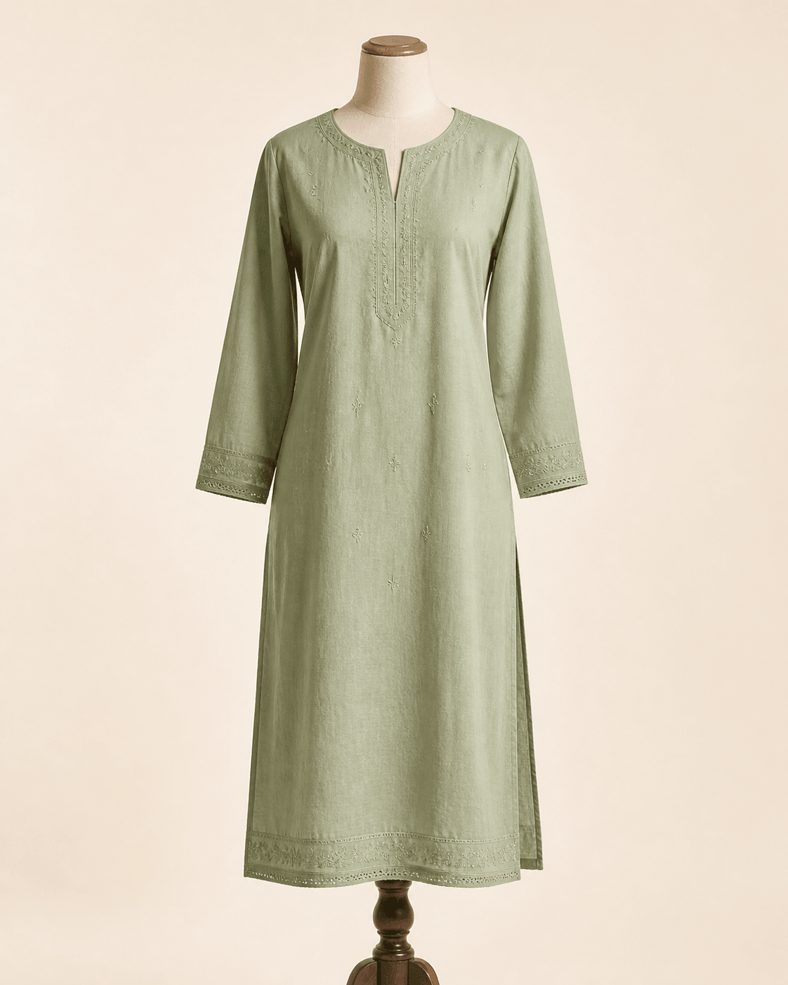 Relaxed Cotton Kurta by Urban Threads